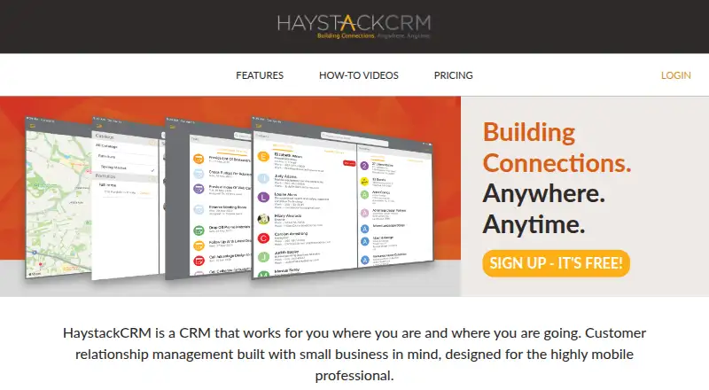 HaystackCRM screenshot