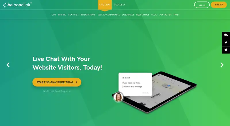 HelpOnClick screenshot