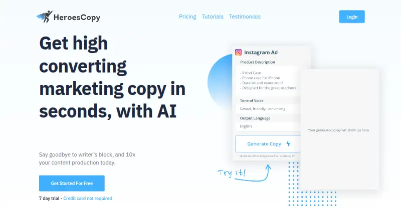 HeroesCopy screenshot