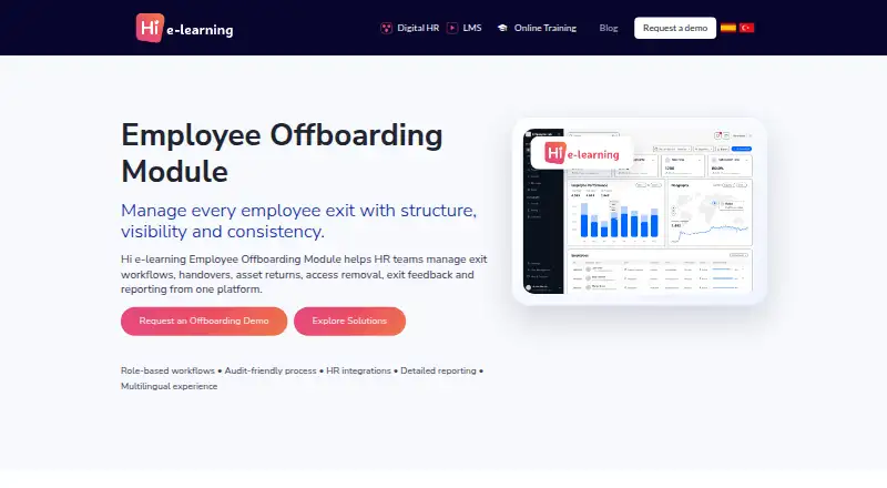 Hi e-learning Employee Offboarding Module screenshot