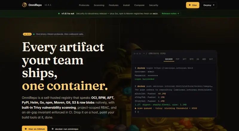 OmniRepo screenshot
