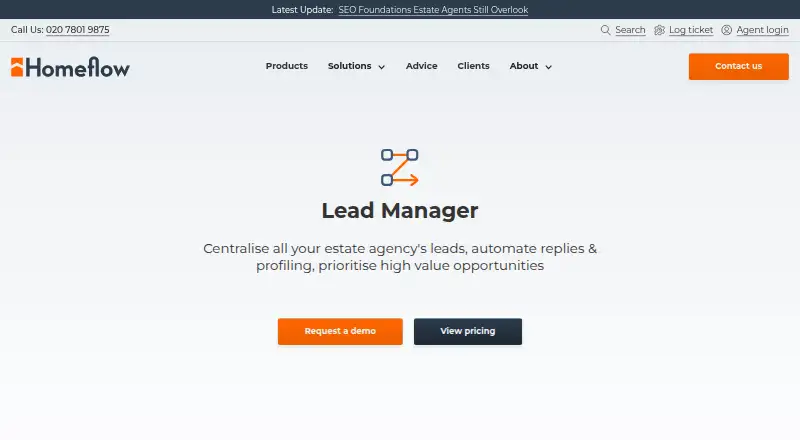 Homeflow Lead Manager screenshot