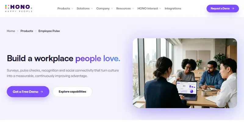HONO Employee Engagement screenshot