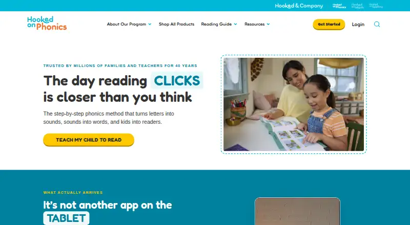 Hooked on Phonics screenshot