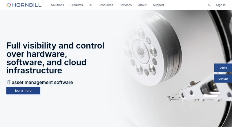 Hornbill IT Asset Management screenshot
