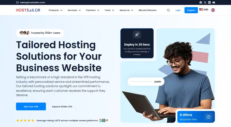 HostSailor screenshot