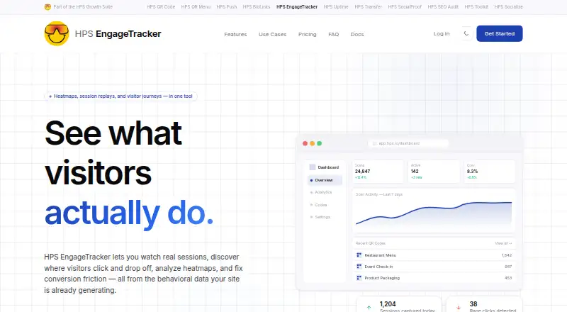 HPS EngageTracker screenshot