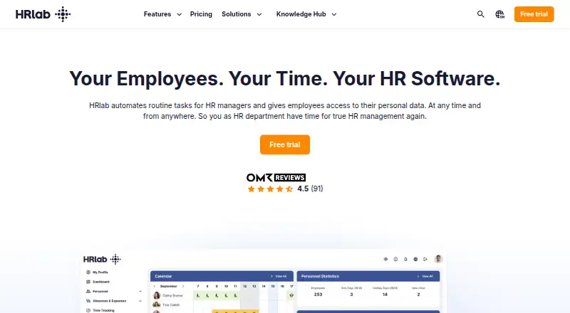 HRlab screenshot