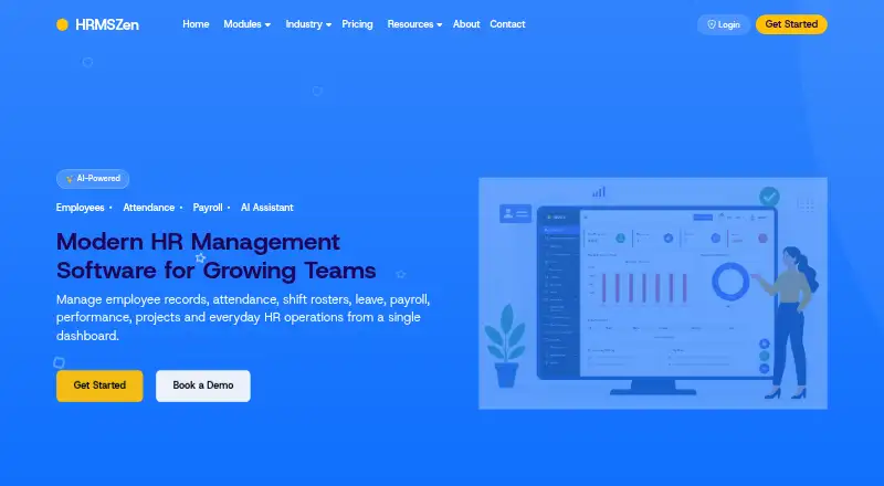 HRMSZen screenshot