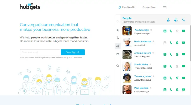 Hubgets screenshot