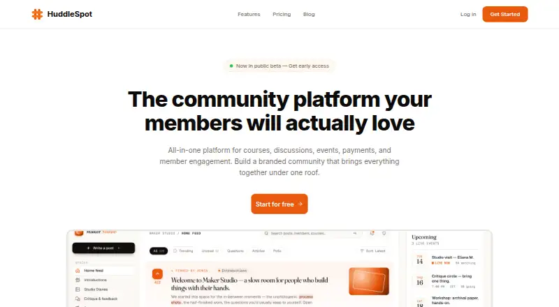 HuddleSpot screenshot