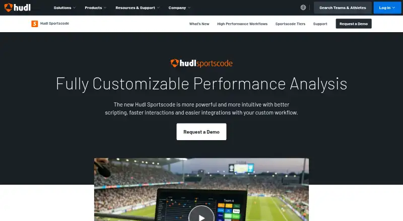 Hudl Sportscode screenshot