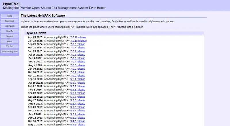 HylaFAX+ screenshot