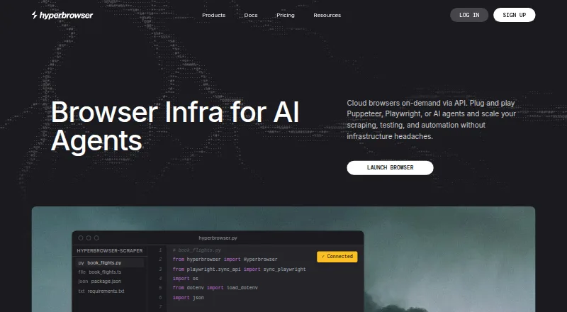 Hyperbrowser screenshot