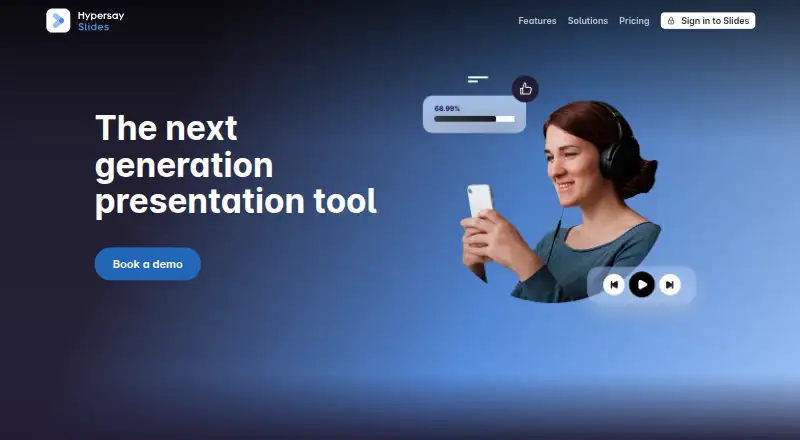 Hypersay screenshot