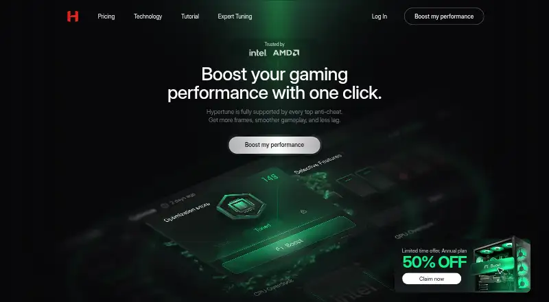 Hypertune screenshot