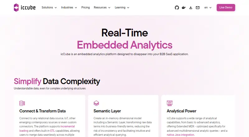 icCube screenshot