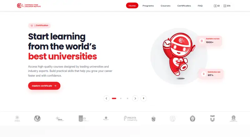 ICE Institute screenshot