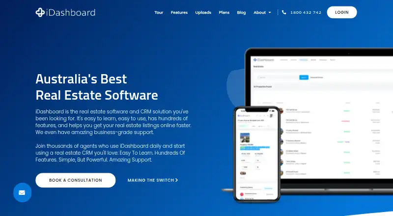 iDashboard screenshot