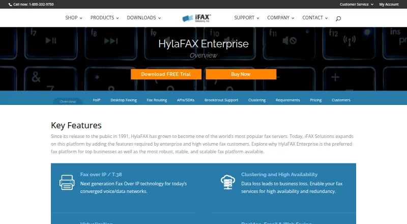 HylaFAX Enterprise screenshot