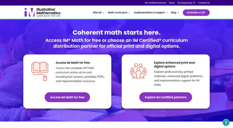 Illustrative Mathematics screenshot