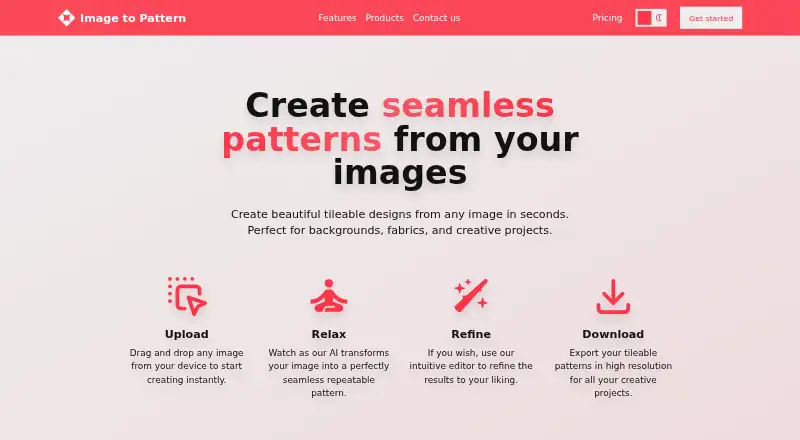 Image to Pattern screenshot