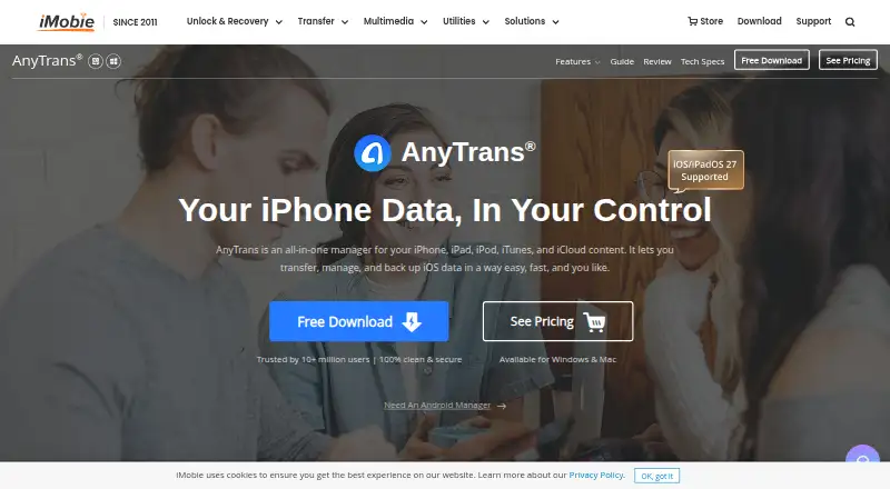 AnyTrans screenshot