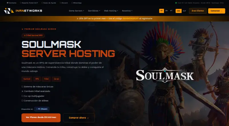 INANetworks Soulmask Server Hosting screenshot