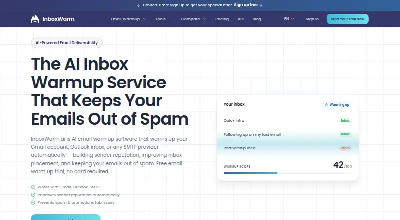 InboxWarm.ai screenshot