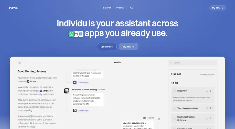 Individu screenshot