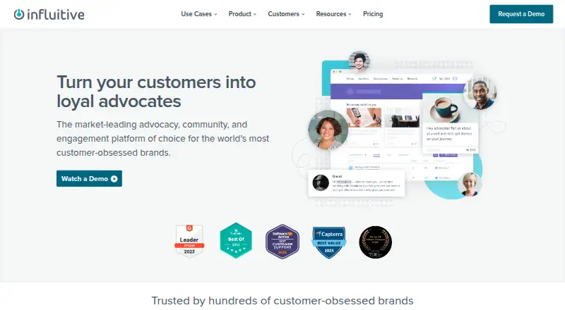 Influitive screenshot
