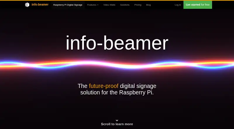 info-beamer screenshot