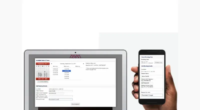 Veribook screenshot