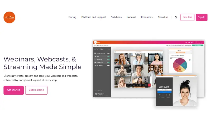WorkCast screenshot