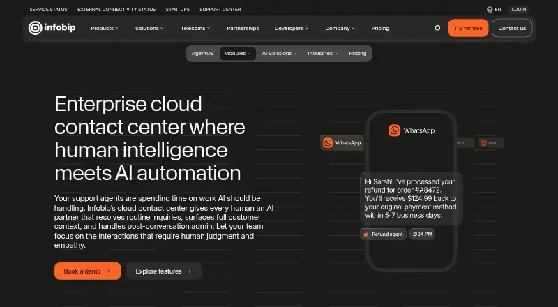 Infobip Conversations screenshot