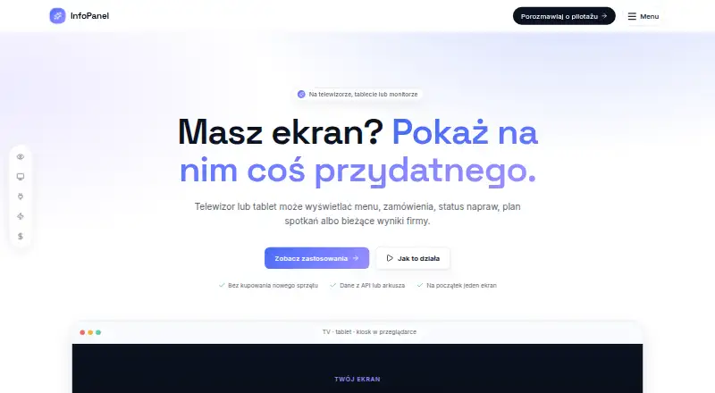 InfoPanel screenshot