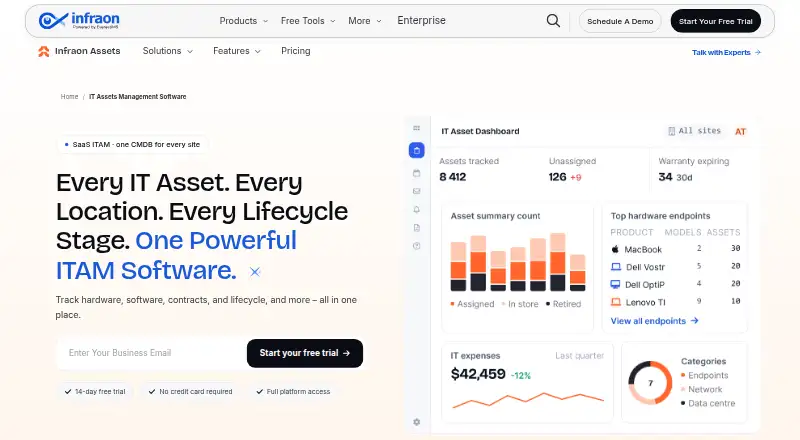 Infraon Assets screenshot