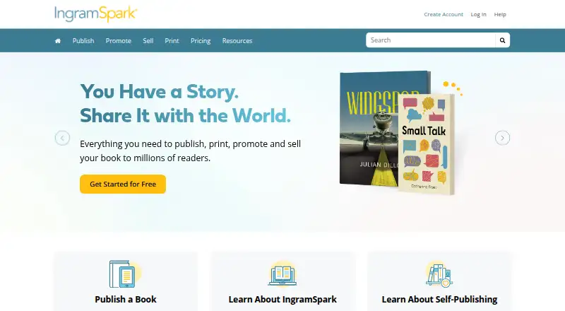 IngramSpark screenshot