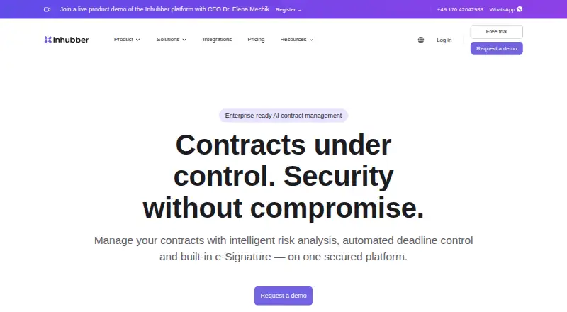 Inhubber screenshot