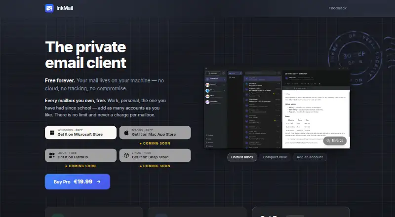 InkMail screenshot