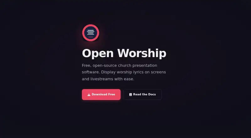 Open Worship screenshot