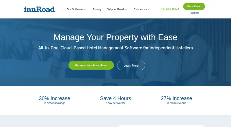 innRoad Hotel Website Builder screenshot