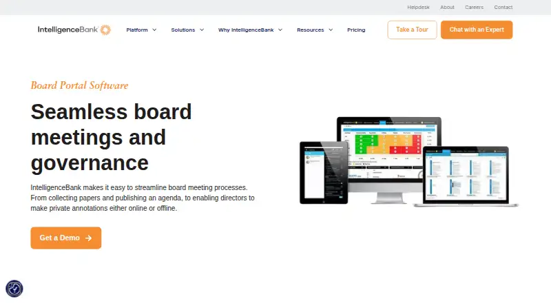 IntelligenceBank Boards screenshot