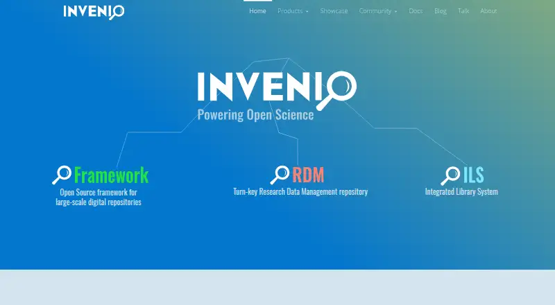 Invenio screenshot