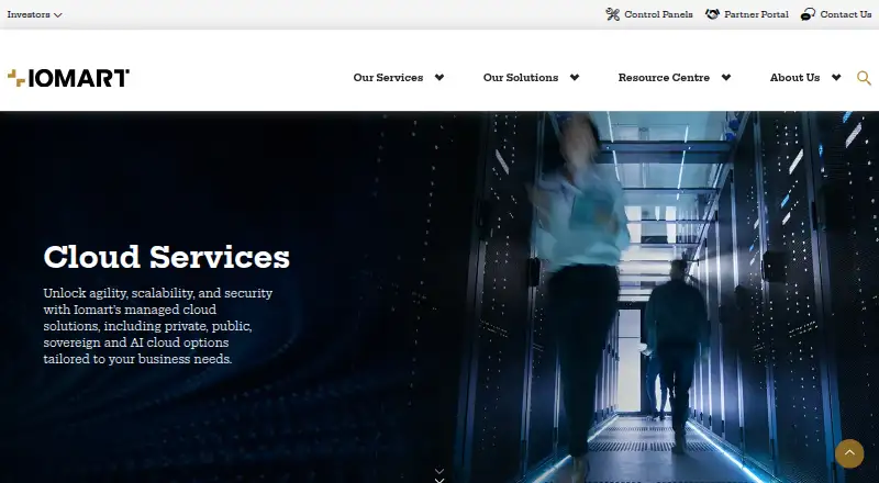 iomart Managed Cloud screenshot