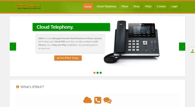 iPBeX Cloud PBX screenshot