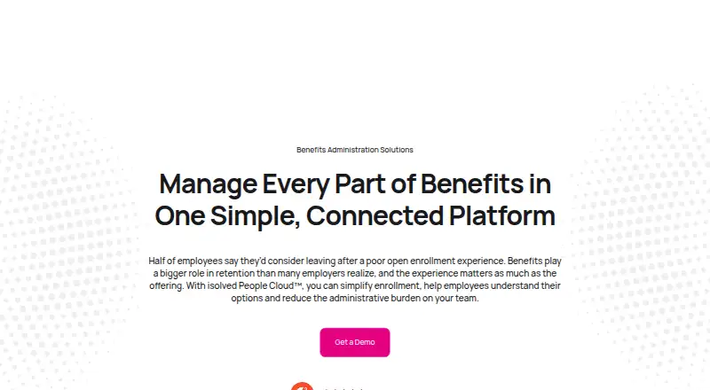 isolved Benefit Services screenshot
