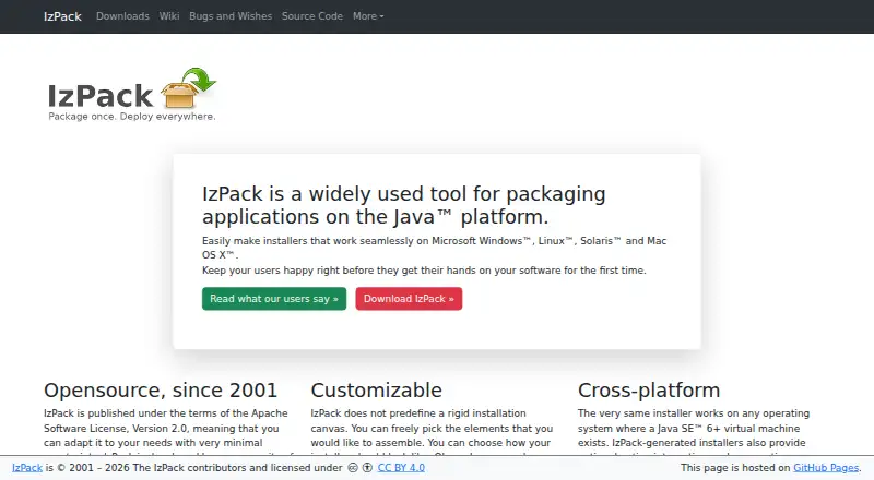 IzPack screenshot