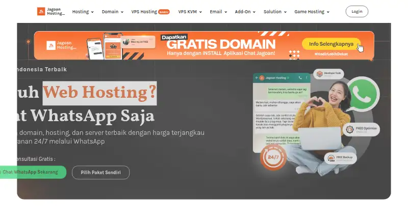 Jagoan Hosting screenshot