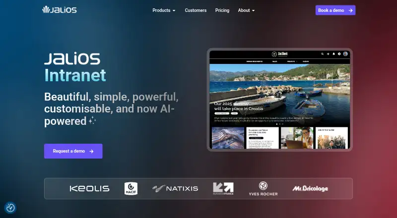 Jalios Intranet screenshot